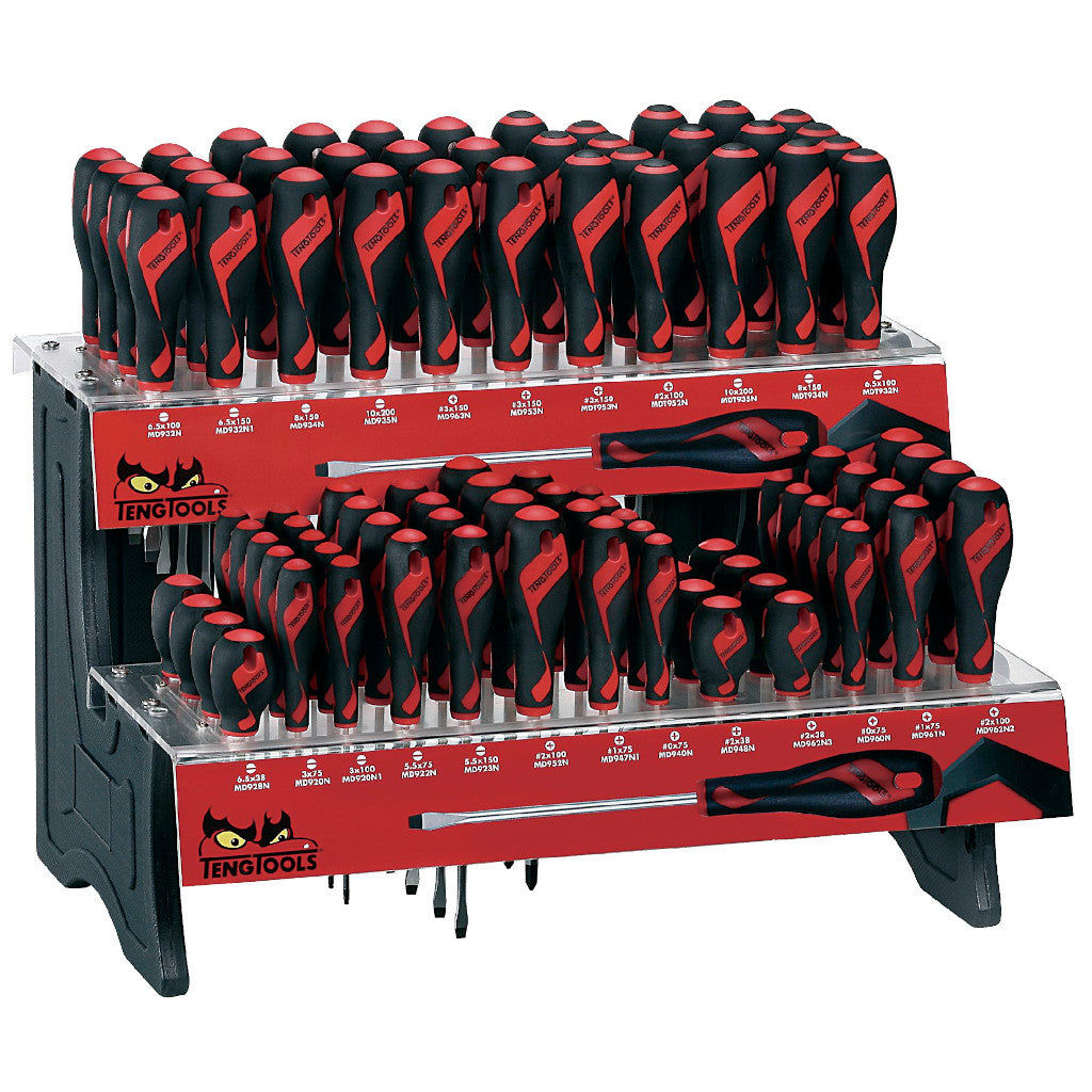 Display With 93 Screwdrivers