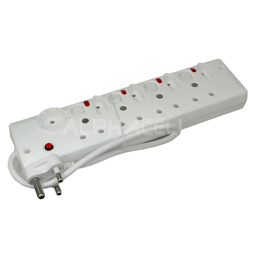 MULTIPLUG - 9 WAY WITH 4 SWITCHES