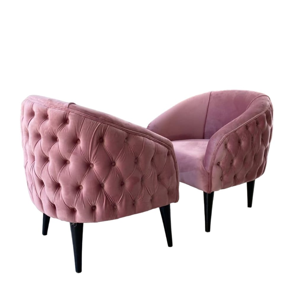 Nu Dekor - Belo Button Velvet Chair | LEROY MERLIN South Africa