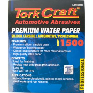 Premium Waterproof Paper  1500 Grit 230  X 280 (50 Piece) Automotive