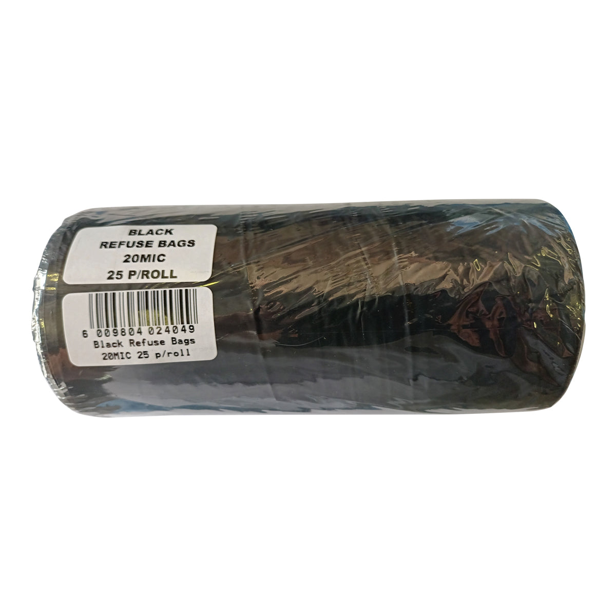 Refuse Bag Black 20 Mic 2 X25 Pack