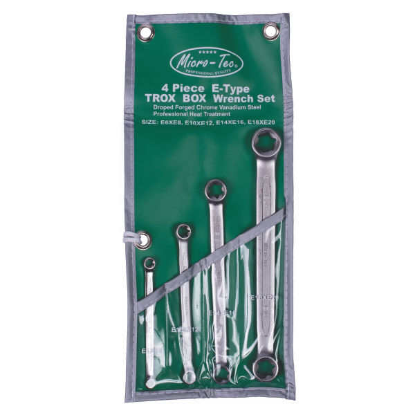 Micro-Tec - Spanner Set Female Torx E6-E20