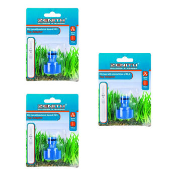 Adaptor tap 19mm zenith 3 pack