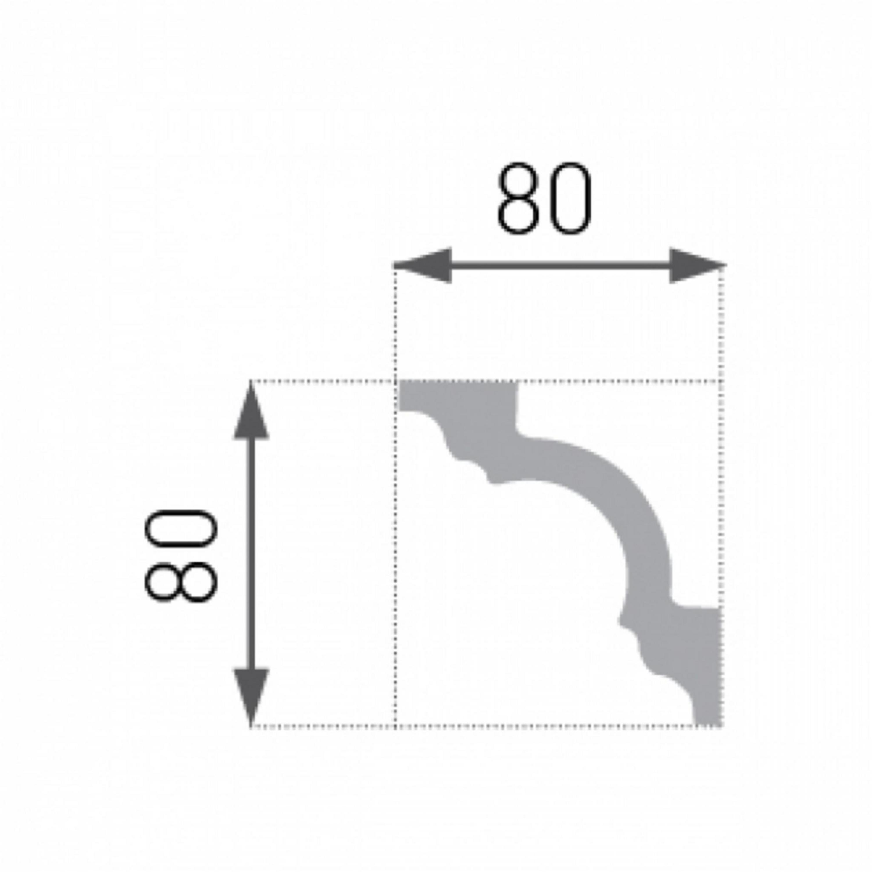 Marbet Design E-15 XPS Cornice - 20 Meter