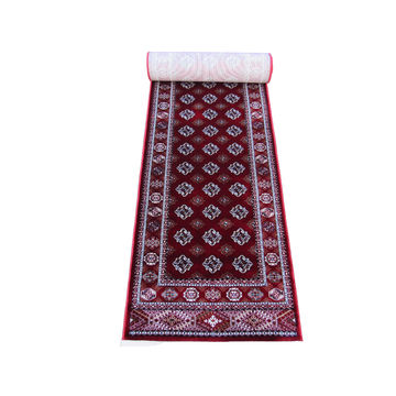 BK Carpets & Rugs - Persian Inspired Bukhara Passage Runner - 80cm x 8m -  Red & White