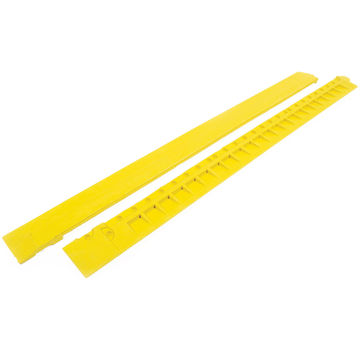 Fatigue Step Yellow Female Edging & Corner 19mm Thick 900mm x 80mm