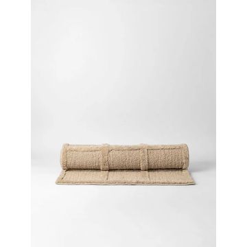 Lux Grid Bathmat Natural 70 120cm – Super Soft Quick-Dry Non-Slip Bath Mat