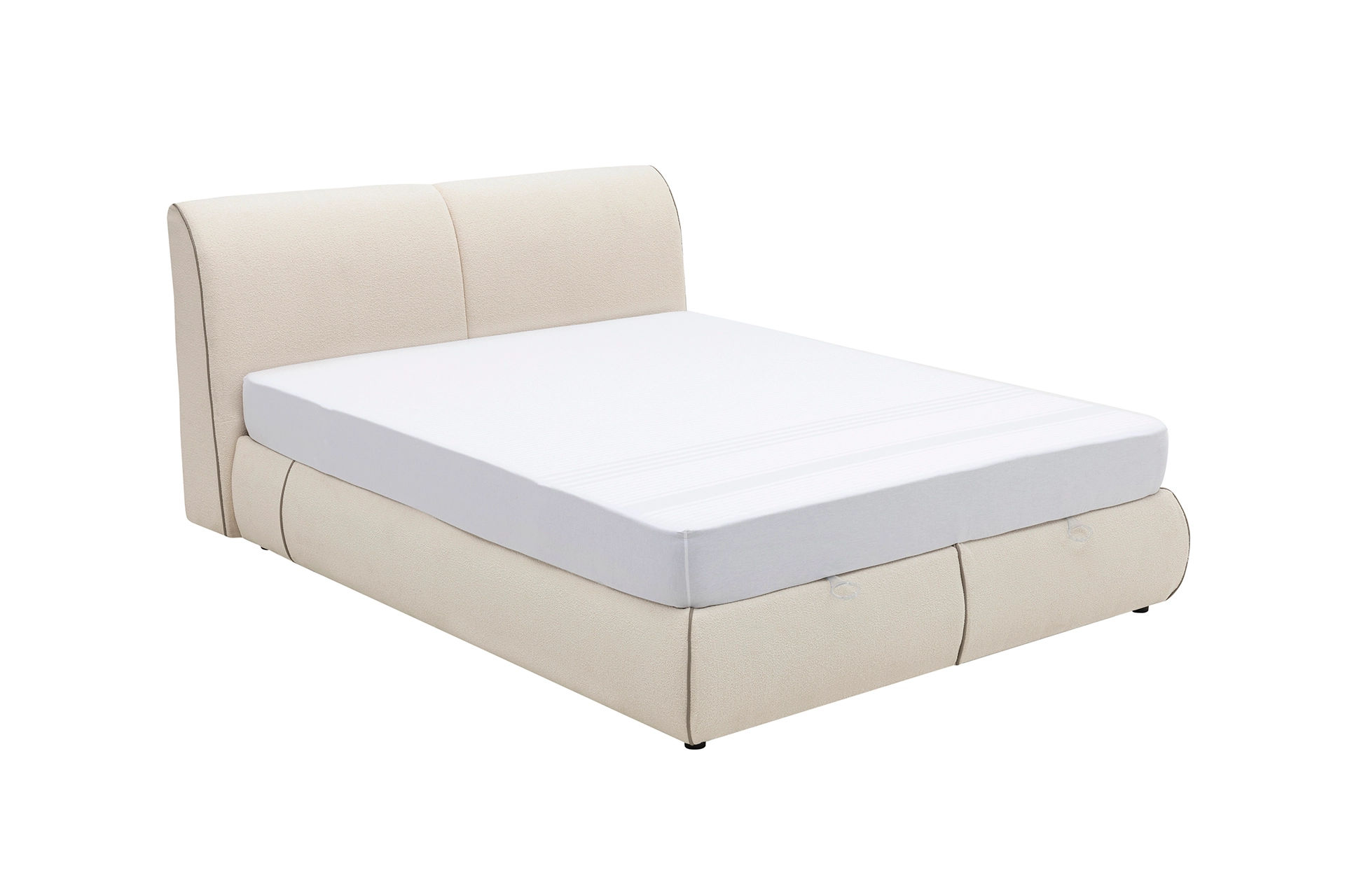 Luna cream base and headboard set