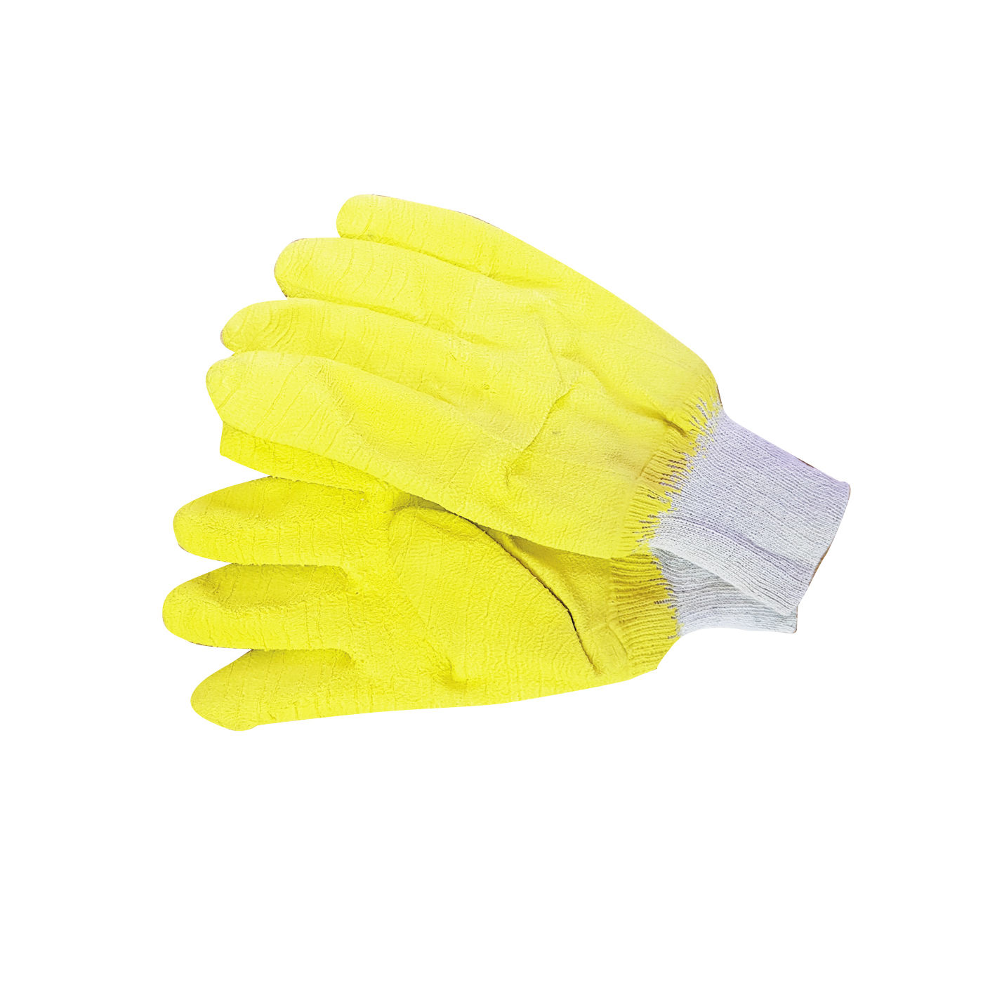 Glove - Pvc - H/d Knit - Yellow Wrist  - 8 Pack