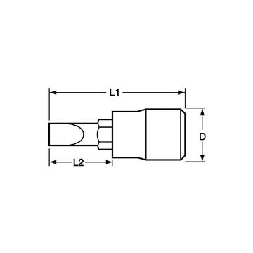 1/4inch Drive Flat Socket 7mm