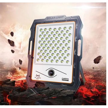 Solar LED Flood Light With Wireless Camera + Solar Panel 200W