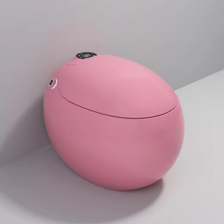 Smart Bidet Toilet, Egg-Shaped Ceramic