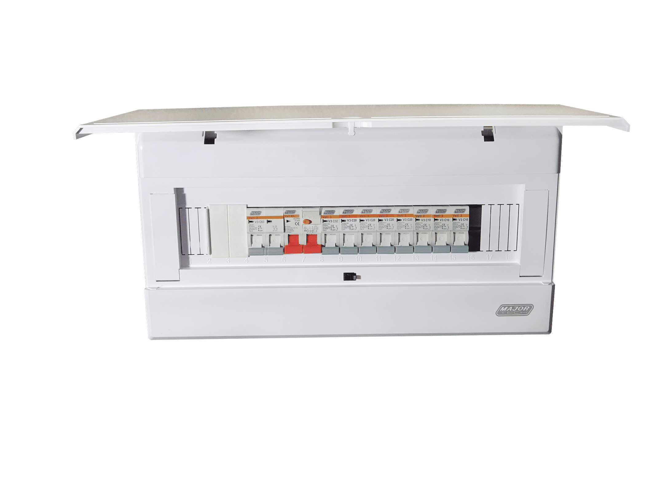 Flush Mount 18 Way DB Board  (VB18AM) - VETi