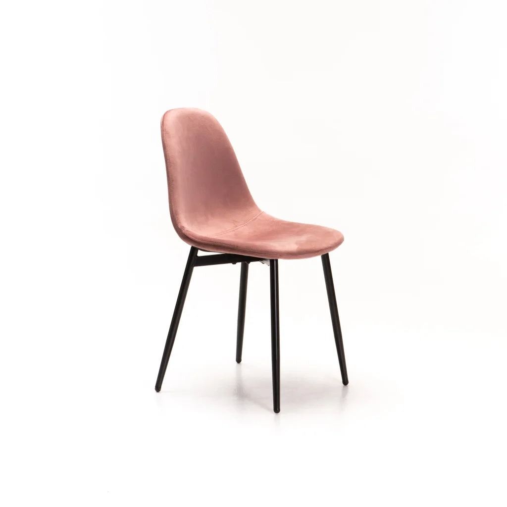 Vividitto - Sewela Velvet Dining Chair -Blush