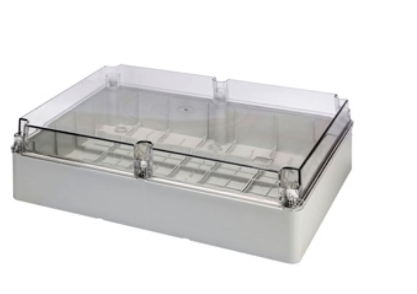 Enclosure Clear Lid 460x380x120 IP56