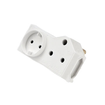 Digitech Adaptor (1x16A;2xEuro;1xSchuko)