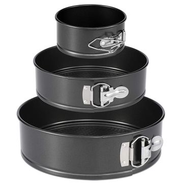 Non-Stick Springform Cake Pan 3-Piece Set