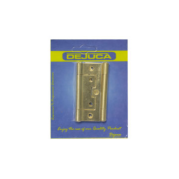 Dejuca - Flush / Sinkless Hinge - Bp - 75mm - 1pair/Card  - 4 Pack