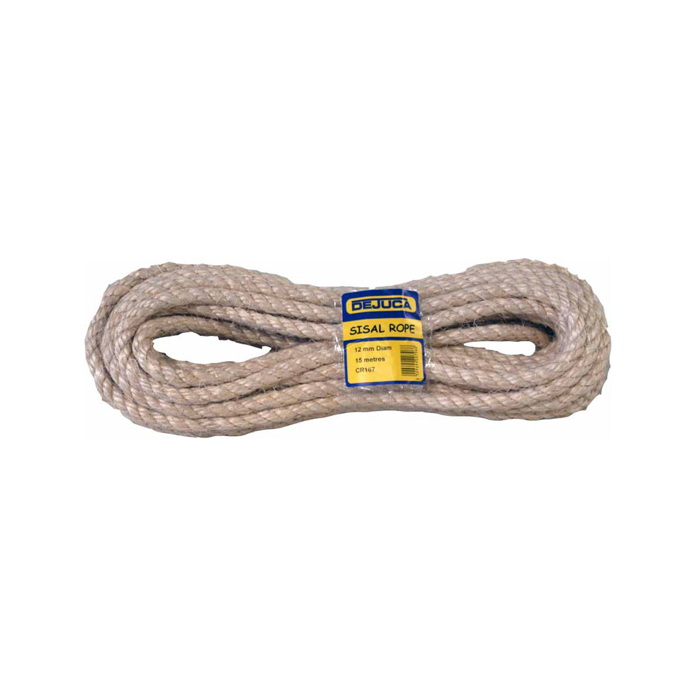 Dejuca - Sisal Rope - 12mm X 15m - (hank)