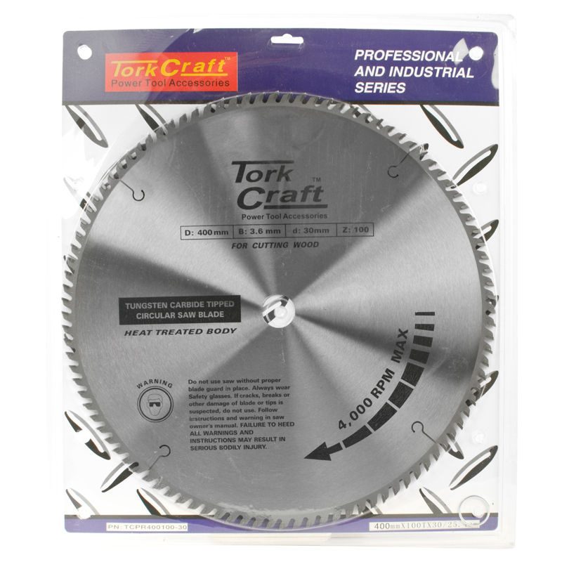 Tork Craft - Blade Tct 400 x 100T 30/1 Profesional Industrial