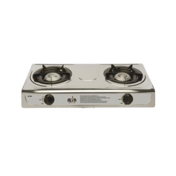 Alva 2 Plate Stainless Steel Gas Stove