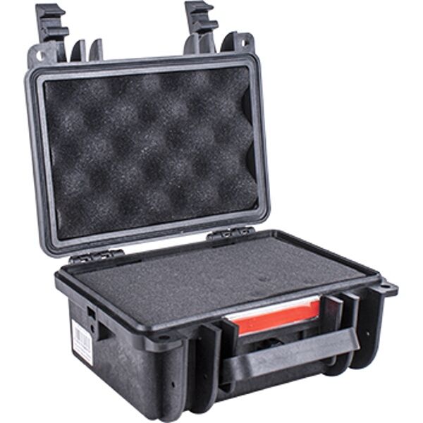 Hard Case 225X185X115Mm Od With Foam Black Water & Dust Proof (19208)