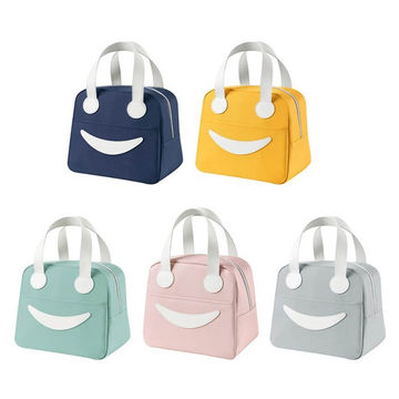 Smiley Lunch Bag - Pink