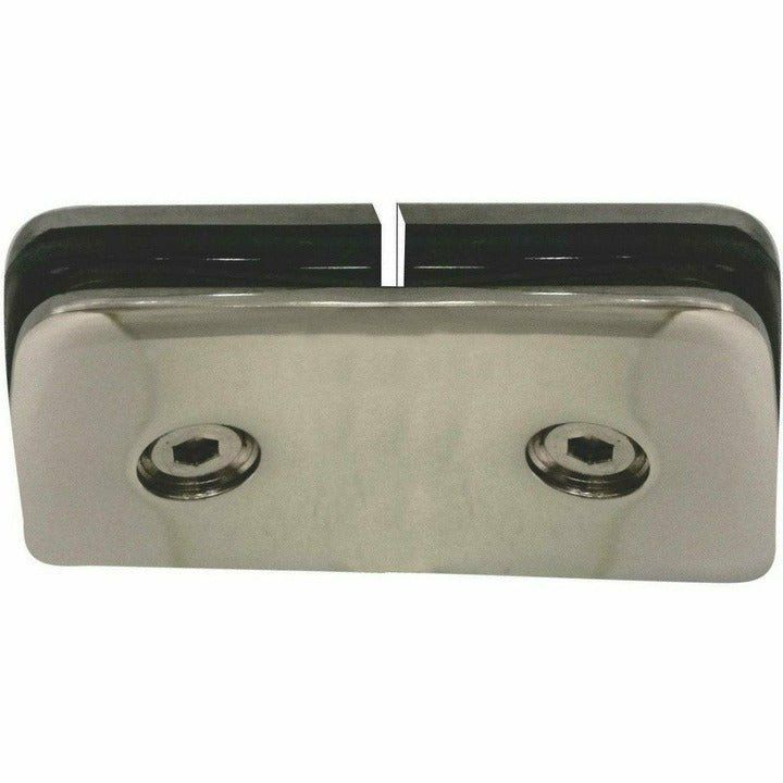 Glass to glass straight shower bracket