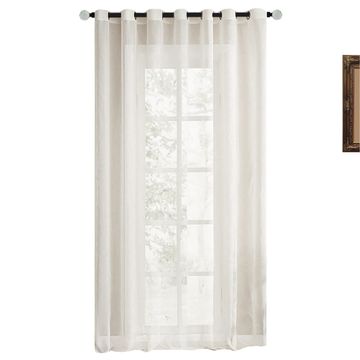 Matoc Designs Curtain -Mystic Voile -Cream -Eyelet - 140cm W x 233cm H