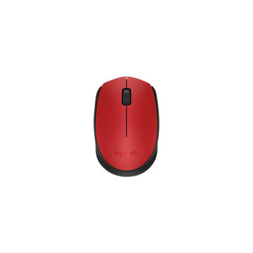 Logitech M171 Wireless Mouse - RED Nano USB receiver; 3-Button Optical tracking Rachet Wheel; 10Mts. Range