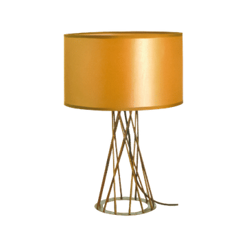 Table Lighting – Scandinavian Range – Gold Drum Shape