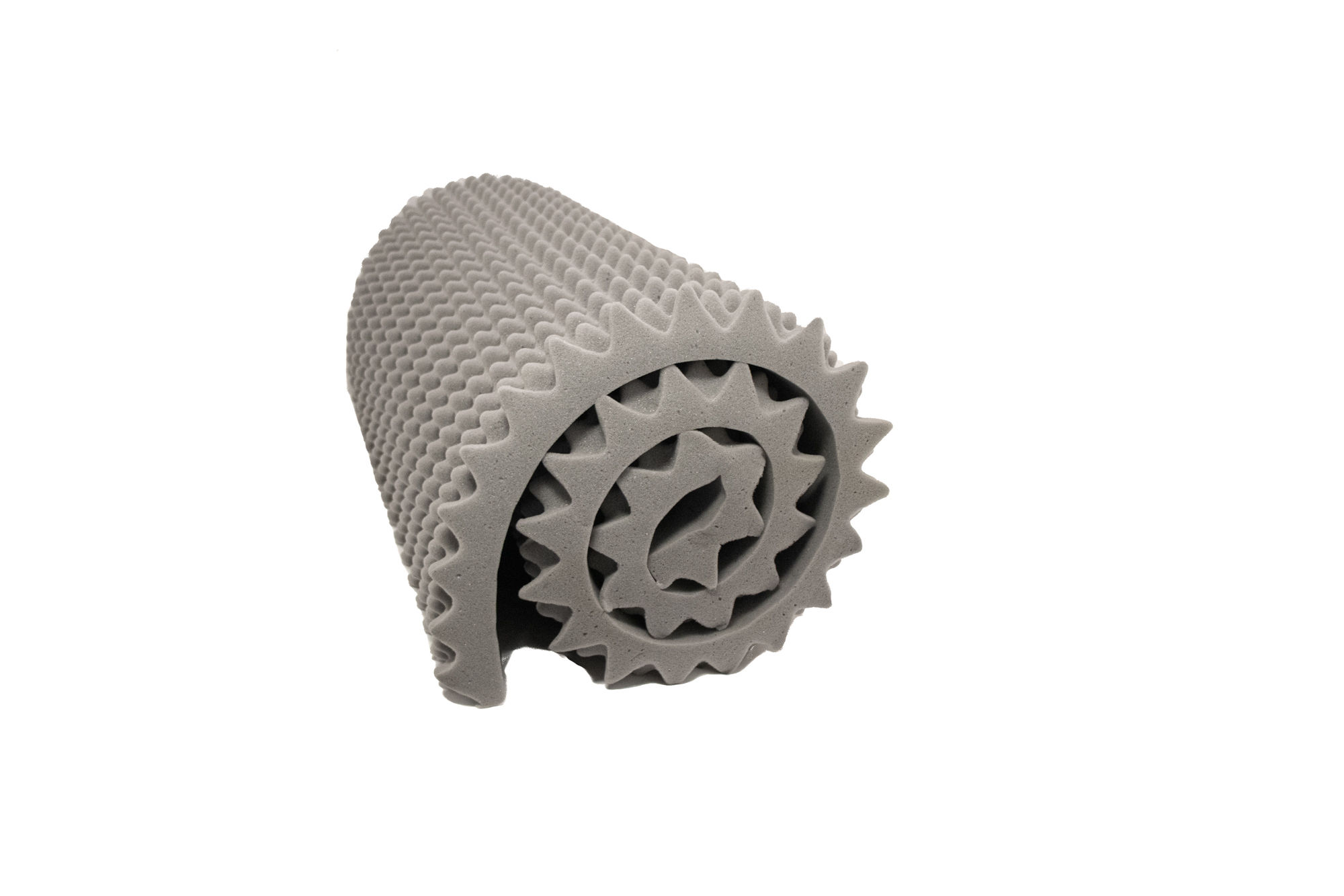 Convoluted/Eggbox Mattress Topper - ThinkCosy - Grey - King