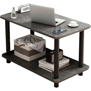 MFurn 2-Tier Faux Marble Top Coffee Table