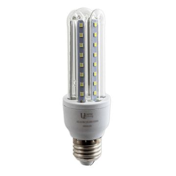 United Electrical Lamp Led 3U Cw E27 9W- 2 Pack
