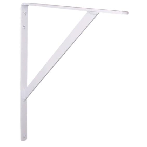 Heavy Duty Stayed Bracket White 400X450mm