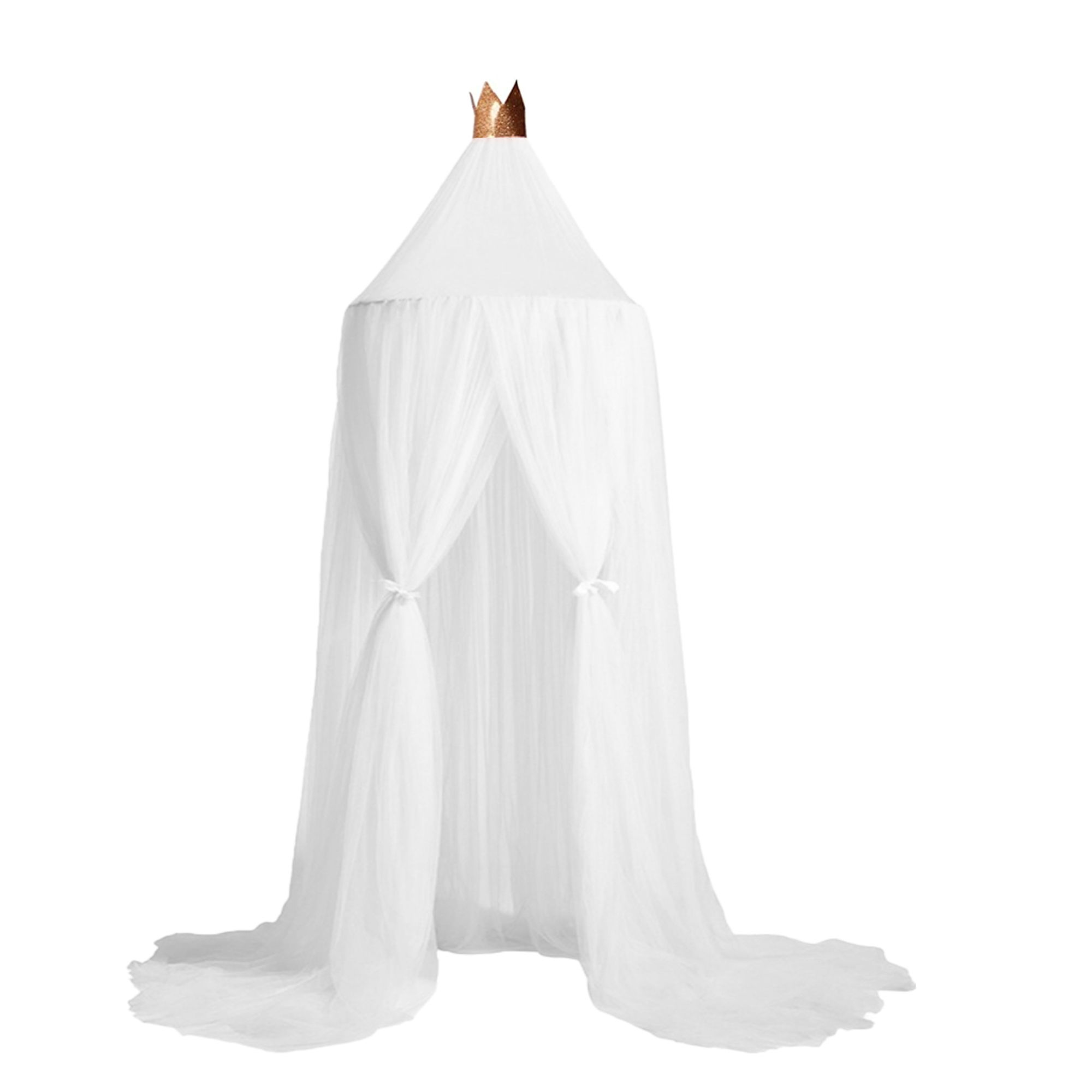 Kids Bed Hanging Canopy Mosquito Net - 3m - White