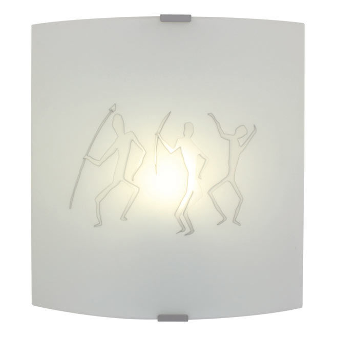 Grafik Ethnic - Wall Light - 280mm - Silver