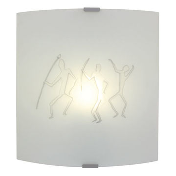 Grafik Ethnic - Wall Light - 280mm - Silver