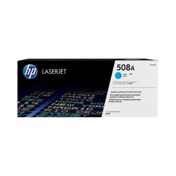 Hp # 508A Cyan Laserjet Enterprise M552 M553 Cartridge.