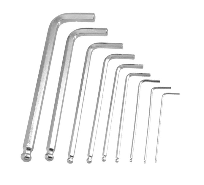 9pcs Allen Key Set without Case (Hex)