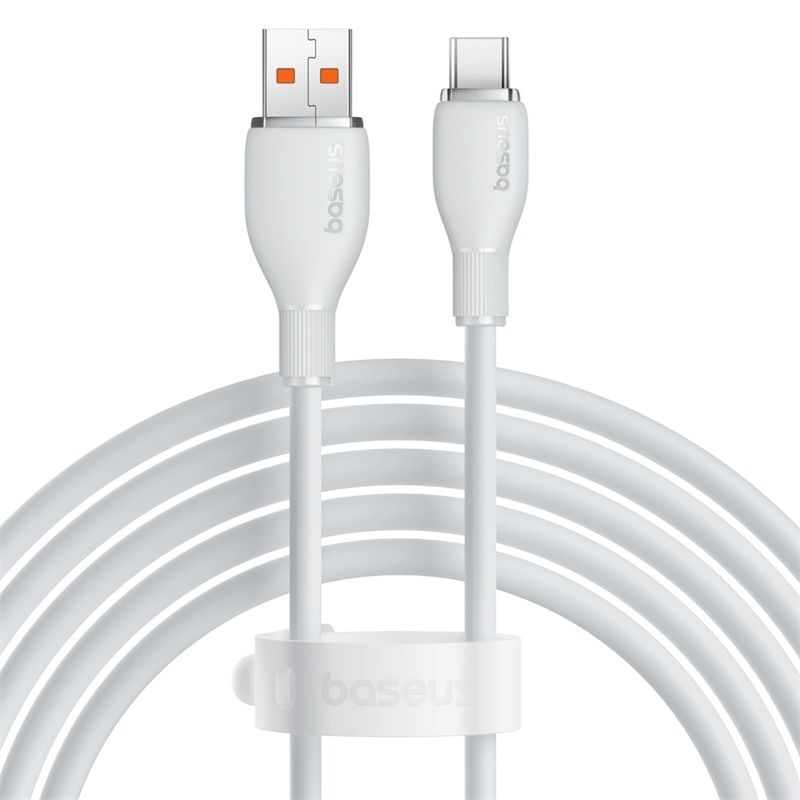 Baseus Pudding Series Fast Charging Cable USB to Type C 100W 2m - Stellar White