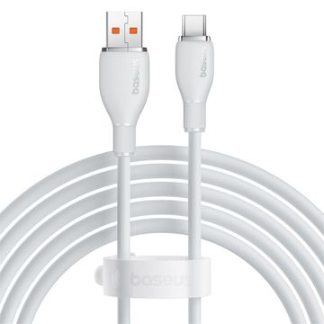 Baseus Pudding Series Fast Charging Cable USB to Type C 100W 2m - Stellar White