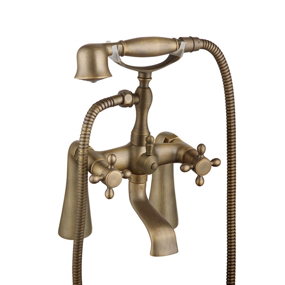TTB056- BRASS DECK MOUNTED BATH MIXER