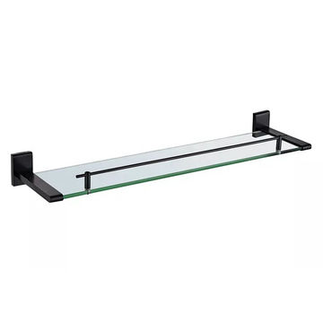 BTB054 - BLACKENED BRASS GLASS SHELF