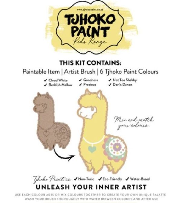 Tjhoko Jnr Flat Cut-out Lama (203x126mm)