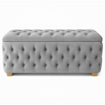 Ava Storage Box -Double Large -Light Grey