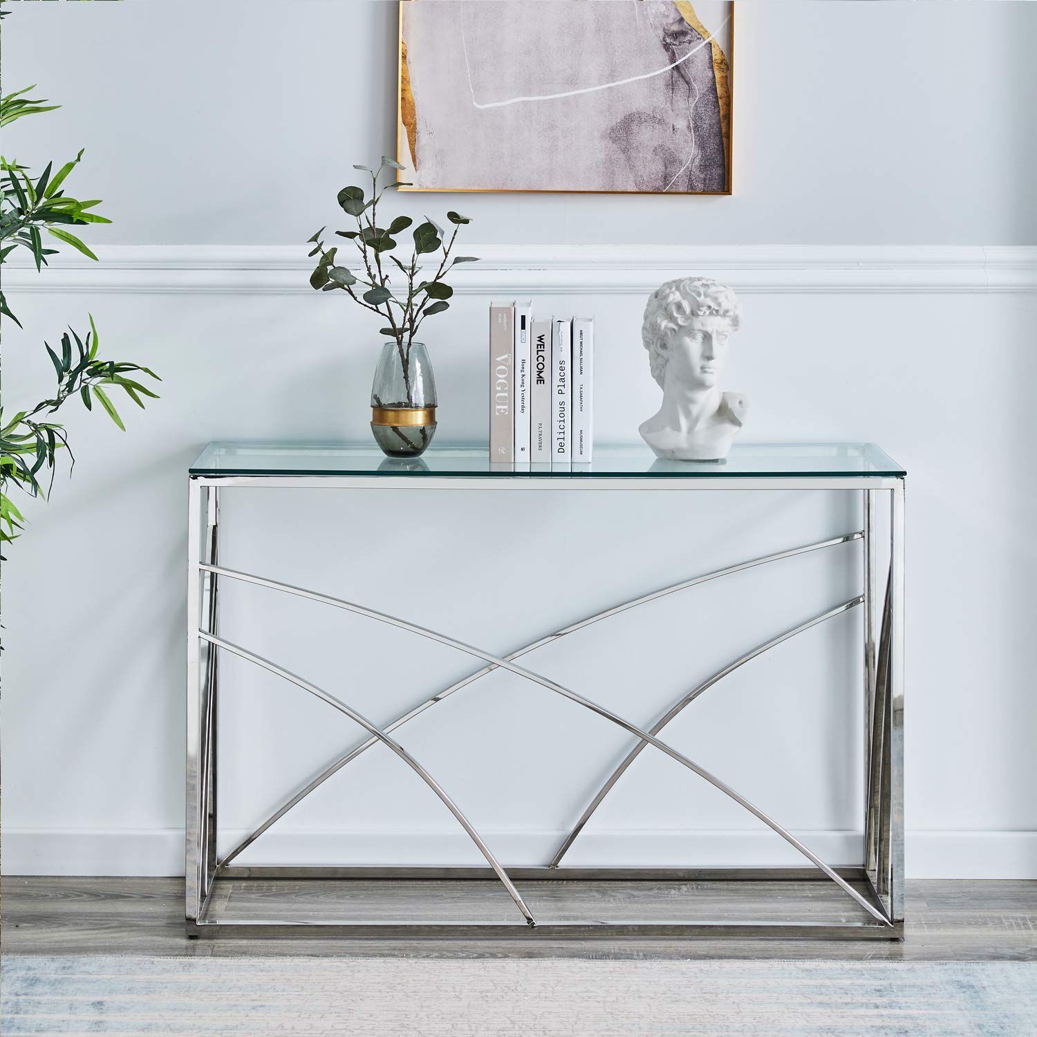 EFURN- Luxe silver console