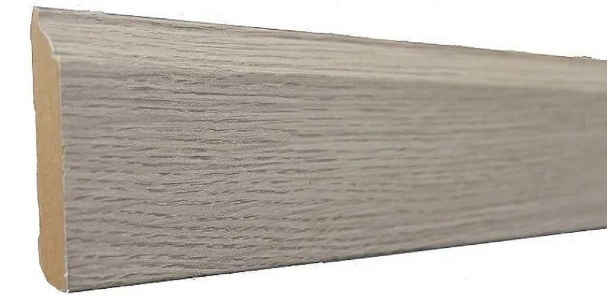 Skirting Colorado Oak MDF Wrapped 80mm x 14mm x 2400mm