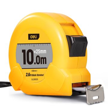 Deli Steel Tape Measure 10m*25mm