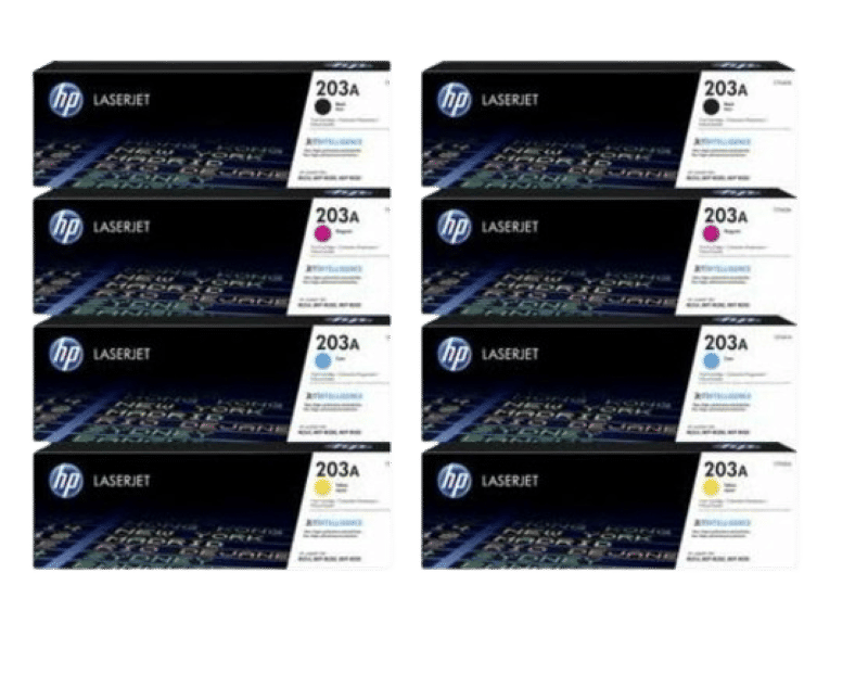 Genuine HP 203A Toner Cartridge Bundle(8 Pack)